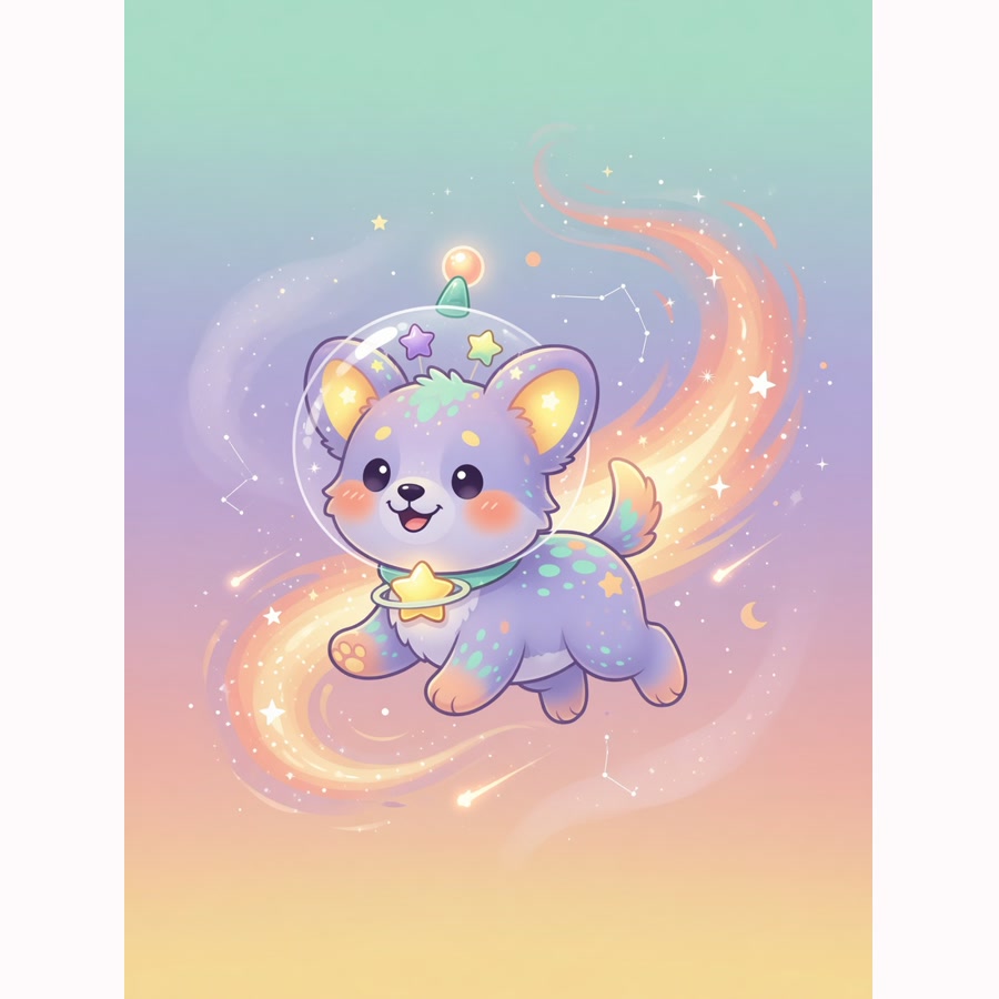 Orbit AI virtual pet portrait