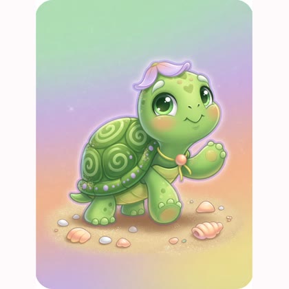 Pebble AI virtual pet portrait