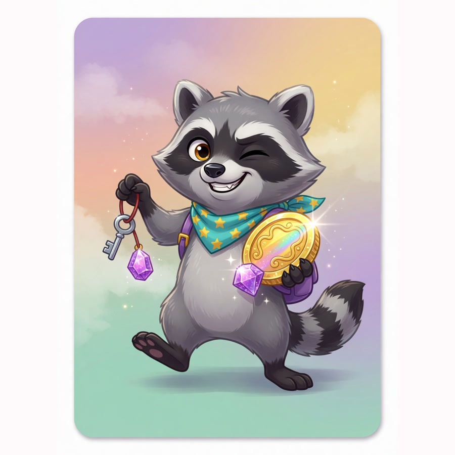 Rascal AI virtual pet portrait