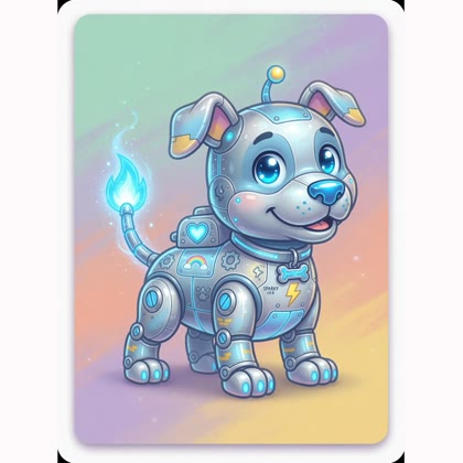 Sparky AI virtual pet portrait