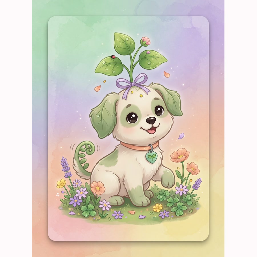 Sprout AI virtual pet portrait