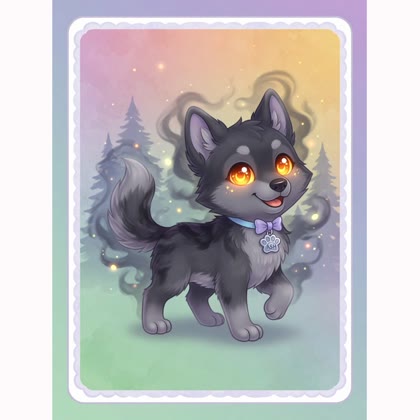 Ash AI virtual pet portrait
